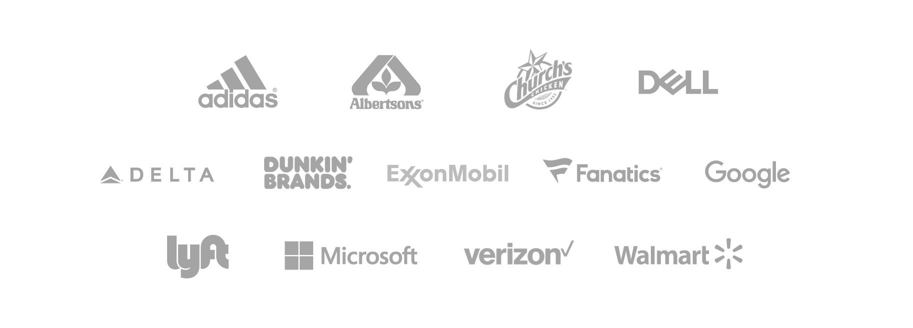 Payment acceptance client logos