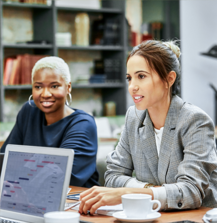 Two women in meeting